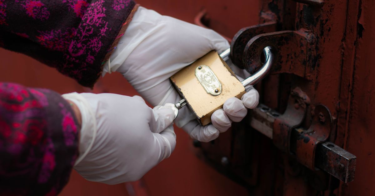 locksmith unlocking front door — Shirleylocksmithpro